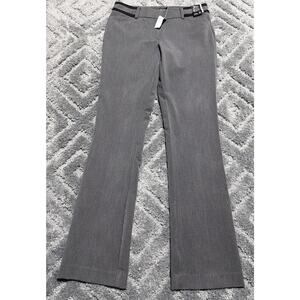 New York & Co 7th Avenue Signature Fit Pant Gray Black 8T Straight Career New